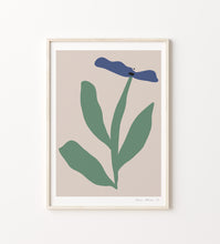 Load image into Gallery viewer, Giclée print "Little blue lake. The moonlight" / "Mažas mėlynas ežerėlis. Mėnesiena"