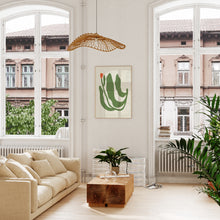 Load image into Gallery viewer, Giclée print "When tulip hugged the moon" / "Kai tulpė Mėnulį apkabino"