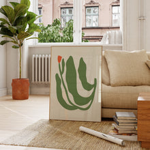 Load image into Gallery viewer, Giclée print "When tulip hugged the moon" / "Kai tulpė Mėnulį apkabino"