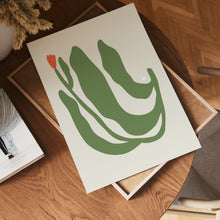 Load image into Gallery viewer, Giclée print "When tulip hugged the moon" / "Kai tulpė Mėnulį apkabino"