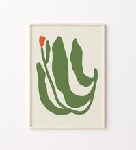 Load image into Gallery viewer, Giclée print "When tulip hugged the moon" / "Kai tulpė Mėnulį apkabino"