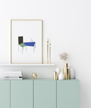 Load image into Gallery viewer, Giclée print "Chair. Table. Vase" / "Kėdė. Stalas. Vaza"