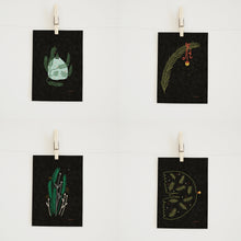 Load image into Gallery viewer, A set of five winter postcards
